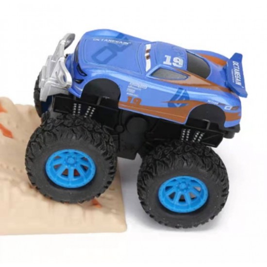 (AL) Disney Pixar Cars 3 2 Big Foot Stunt Metal Diecast Car Toy Lightning McQueen Long Hair Mater Rhapsody Giant Wheels Car Toys Gift