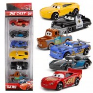 6pcs Disney Pixar Cars 3 Diecast Car Toys Gift Set 1:64 Lightning McQueen Mater Jackson Storm Car Model Toy Boy Christmas Gift