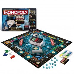 Hasbro monopoly real estate tycoon classic Boardgame---E-banking upgrade