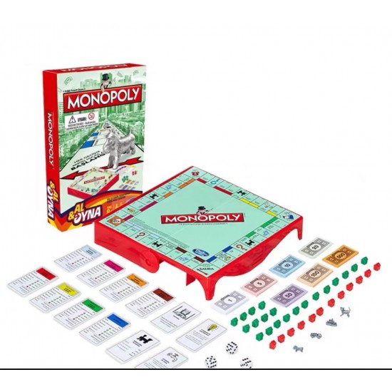 Hasbro monopoly real estate tycoon classic Boardgame-Travel Edition
