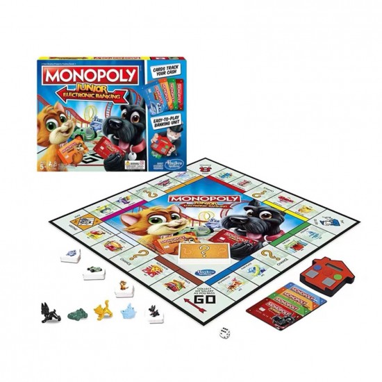 Hasbro monopoly real estate tycoon classic Boardgame-E-banking for party