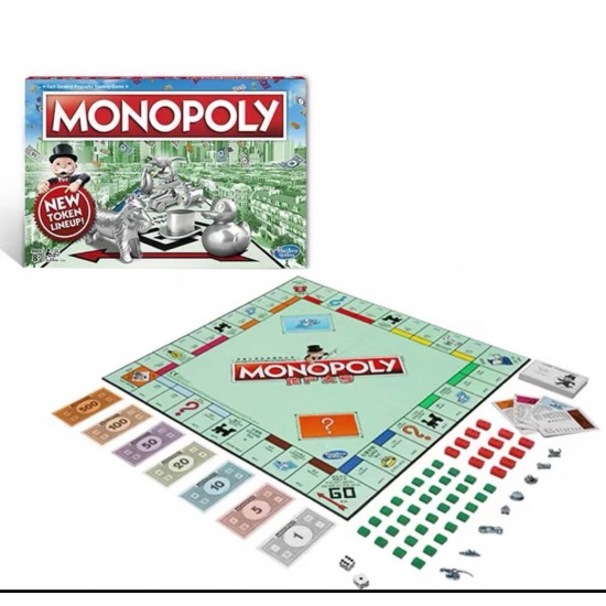 Hasbro monopoly real estate tycoon classic Boardgame---Classic Edition