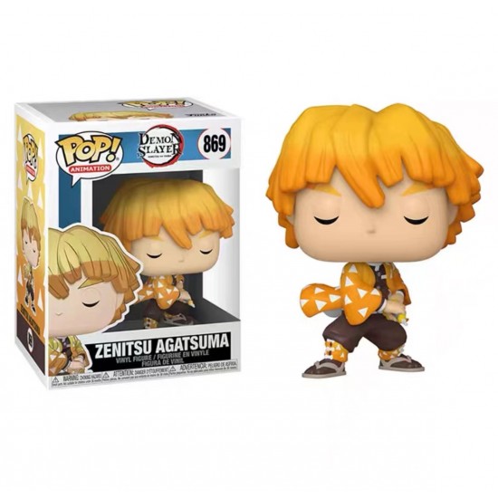 Funko POP! Animation: Demon Slayer - Zenitsu Agatsuma Vinyl Figure #869