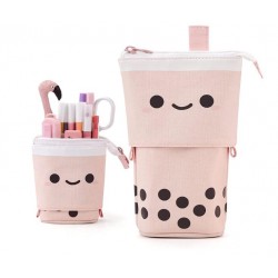 Vertical pencil case lovely telescopic pencil case 
