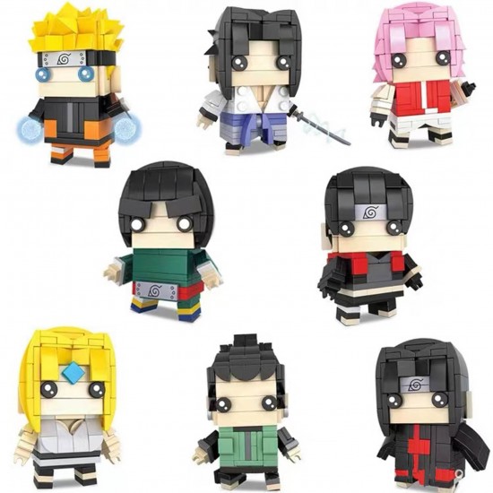 8 set Naruto Building Blocks Toy Set