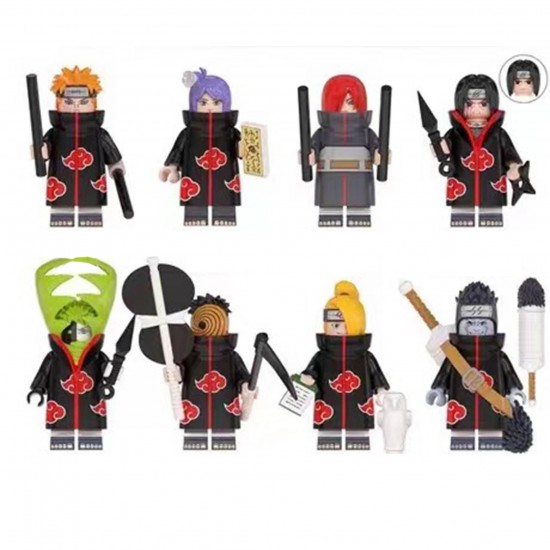 Akatsuki Building Blocks Action Figure Set of 8