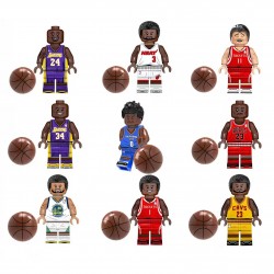 NBA series Building Blocks Action Figure Set of 9