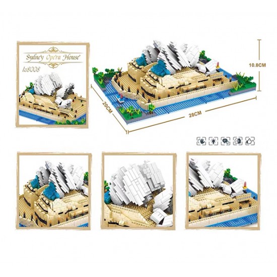 Sydney Opera House Building Blocks Toy Set