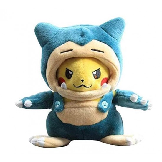 Pikachu Cross-Dressing Snorlax Plush