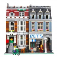 Pet Shop Street View series Building Blocks Toy Set