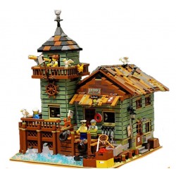 Fisherman's Cabin Street View series Building Blocks Toy Set