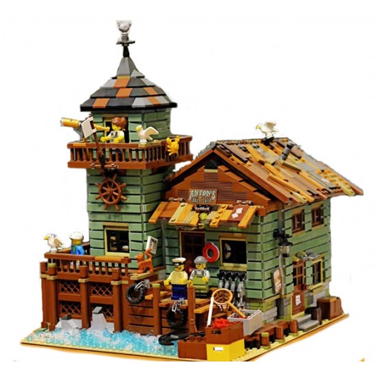 Fisherman's Cabin Street View series Building Blocks Toy Set Fisherman's Cabin Street View series Building Blocks Toy Set
