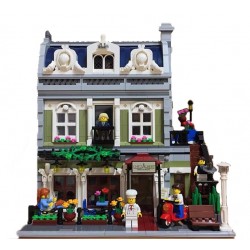 Restaurant Street View series Building Blocks Toy Set