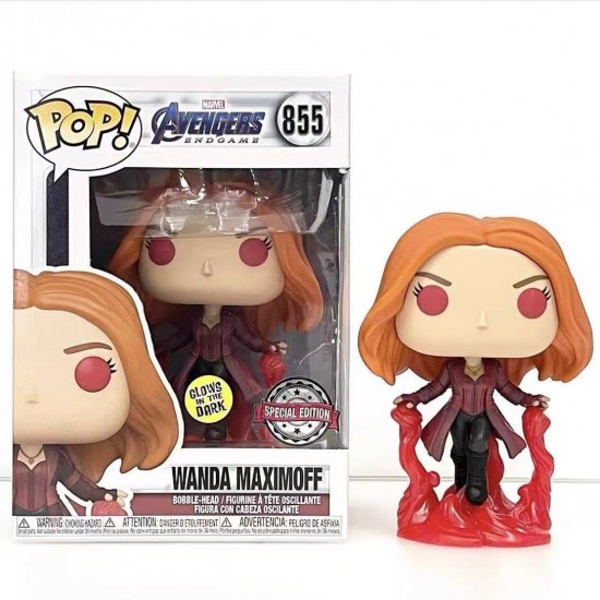 Funko POP! Marvel: Wanda Django Maximoff glows in the dark #855 Funko POP! Marvel: Wanda Django Maximoff glows in the dark #855