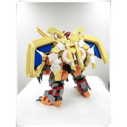 Digital monster War Greymon Building Blocks Toy Set