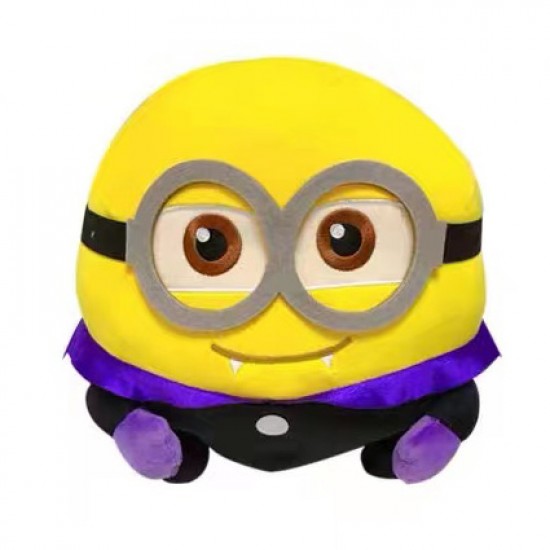 Halloween Minions Round pillow - vampire style