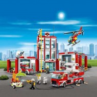 City Fire Department Building Bricks Toy Set
