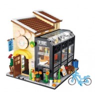 (AL)MOC Japan City Street View Build Toy Mini Block DIY Construction Game Bricks  - Pet Bookstore