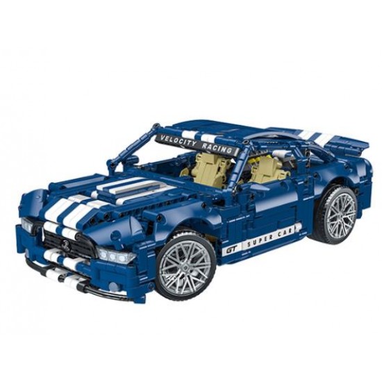 (AL) 023021-1 MORK Original Mustang GT500 Sports Racing Building Blocks (AL) 023021-1 MORK Original Mustang GT500 Sports Racing Building Blocks
