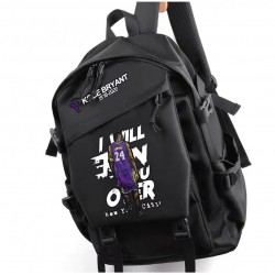 Purple shirt kobe figure school Backpack
