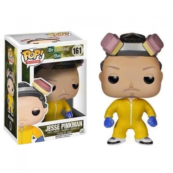 Funko POP Breaking Bad Jesse Pinkman Yellow Action Figure #161 Funko POP Breaking Bad Jesse Pinkman Yellow Action Figure #161