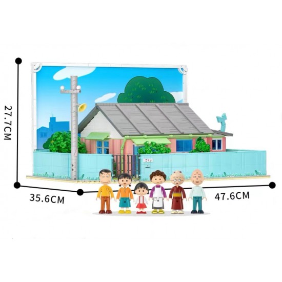 Panoramic restoration building block - CHIBI MARUKO CHAN'S HOME Panoramic restoration building block - CHIBI MARUKO CHAN'S HOME