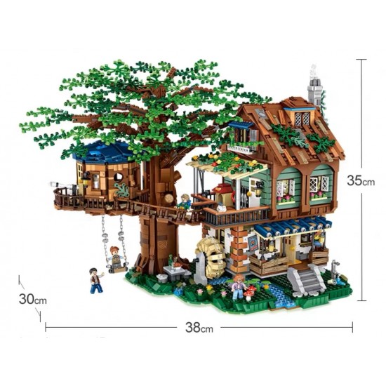 The Tree House Building Block Toy Set