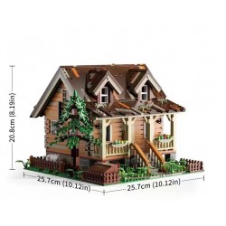 Forest Cabin Building Block Toy Set