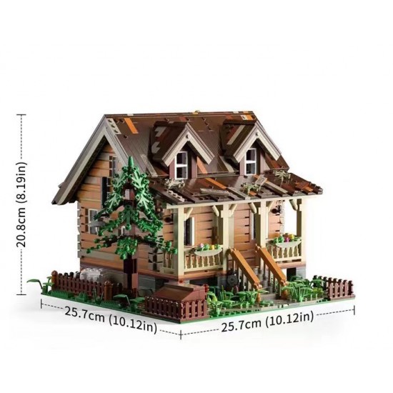Forest Cabin Building Block Toy Set