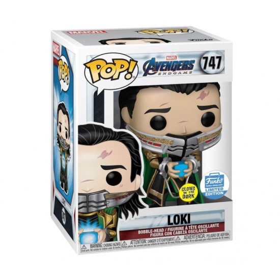 Funko Pop! Marvel Avengers Endgame Loki Tessaract (Glow) #747 Funko Pop! Marvel Avengers Endgame Loki Tessaract (Glow) #747