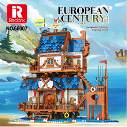 European Century Building Blocks - Fishing Store（2450 pcs） - 66007