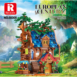 European Century Building Blocks - Tree House（2566 pcs） - 66008