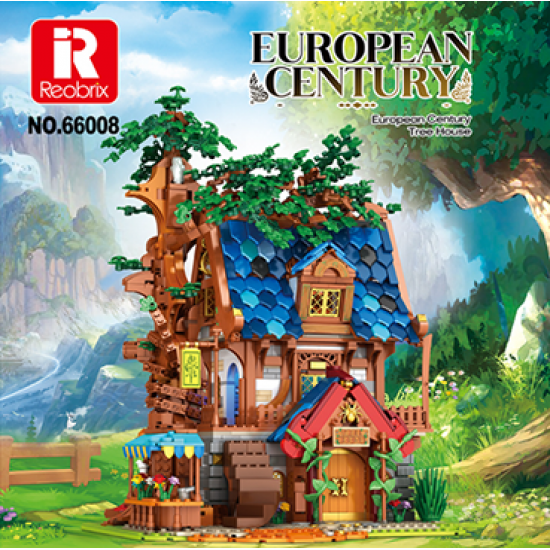 European Century Building Blocks - Tree House(2566 pcs) - 66008 European Century Building Blocks - Tree House(2566 pcs) - 66008