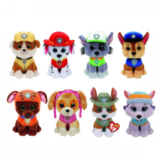 8 Pack Paw Patrol Dog Plush Toys 5.9"