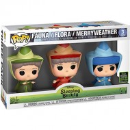 Sleeping Beauty Flora, Fauna, & Merryweather Fairy Godmother Vinyl Figure 3 Pack