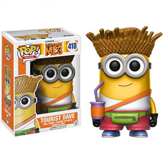 Funko POP Movies Despicable Me 3 Tourist Dave Action Figure Funko POP Movies Despicable Me 3 Tourist Dave Action Figure