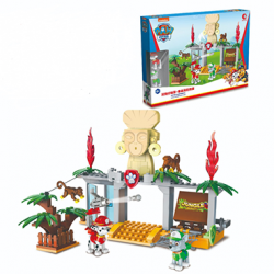 Paw Patrol, Jungle Rescue Marshall & Rocky Building Blocks