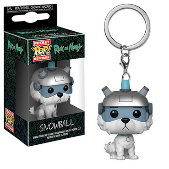 Funko Pop Keychain Rick and Morty - Snowball Funko Pop Keychain Rick and Morty - Snowball
