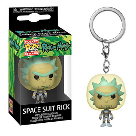 Funko Pop Keychain Rick and Morty - Space Suit Rick Funko Pop Keychain Rick and Morty - Space Suit Rick