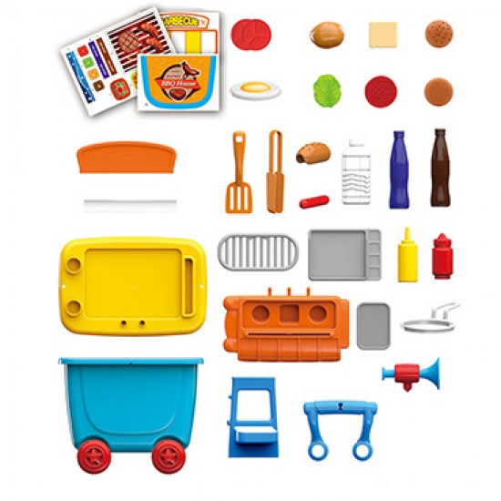 Hamburger Shop Kitchen Playset for Kids