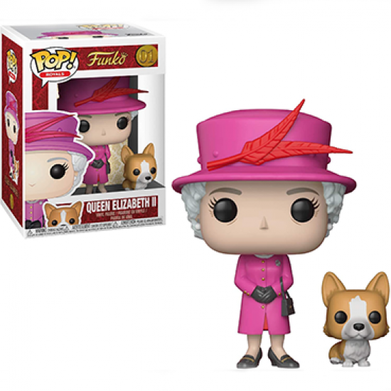 Funko Pop Queen Elizabeth II #01 Pink Dress