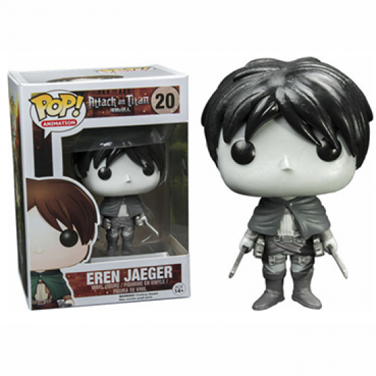 Funko Pop Attack On Titan Eren Jaeger #20 (Black & White) Funko Pop Attack On Titan Eren Jaeger #20 (Black & White)