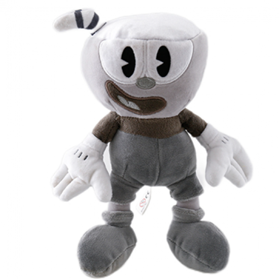 Cuphead Plush Toy - Black & White