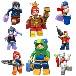 8 PCS Brawl Stars Building Blocks - Season 2