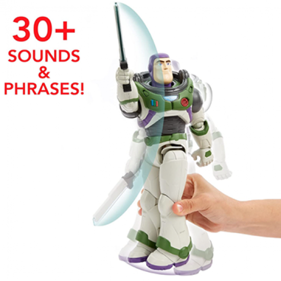 Talking Buzz Lightyear 12 Inch Action Figure with Motion, Light and Sound