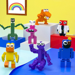 7 PCS Mini Rainbow Friends Building Blocks
