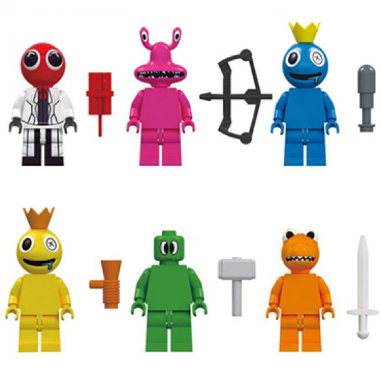 6 PCS Rainbow Friends Building Blocks - 89211