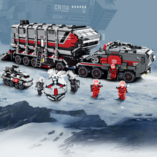 The Wandering Earth Carrier Car Truck Building Blocks 2341 pcs