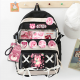 Kawaii Toy Story Lotso Canvas Backpack - Black