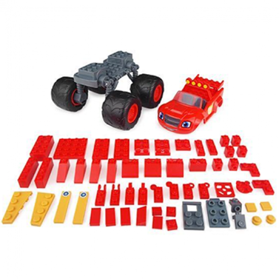 Blaze Transforming Car with Mechanical Arm Building Blocks